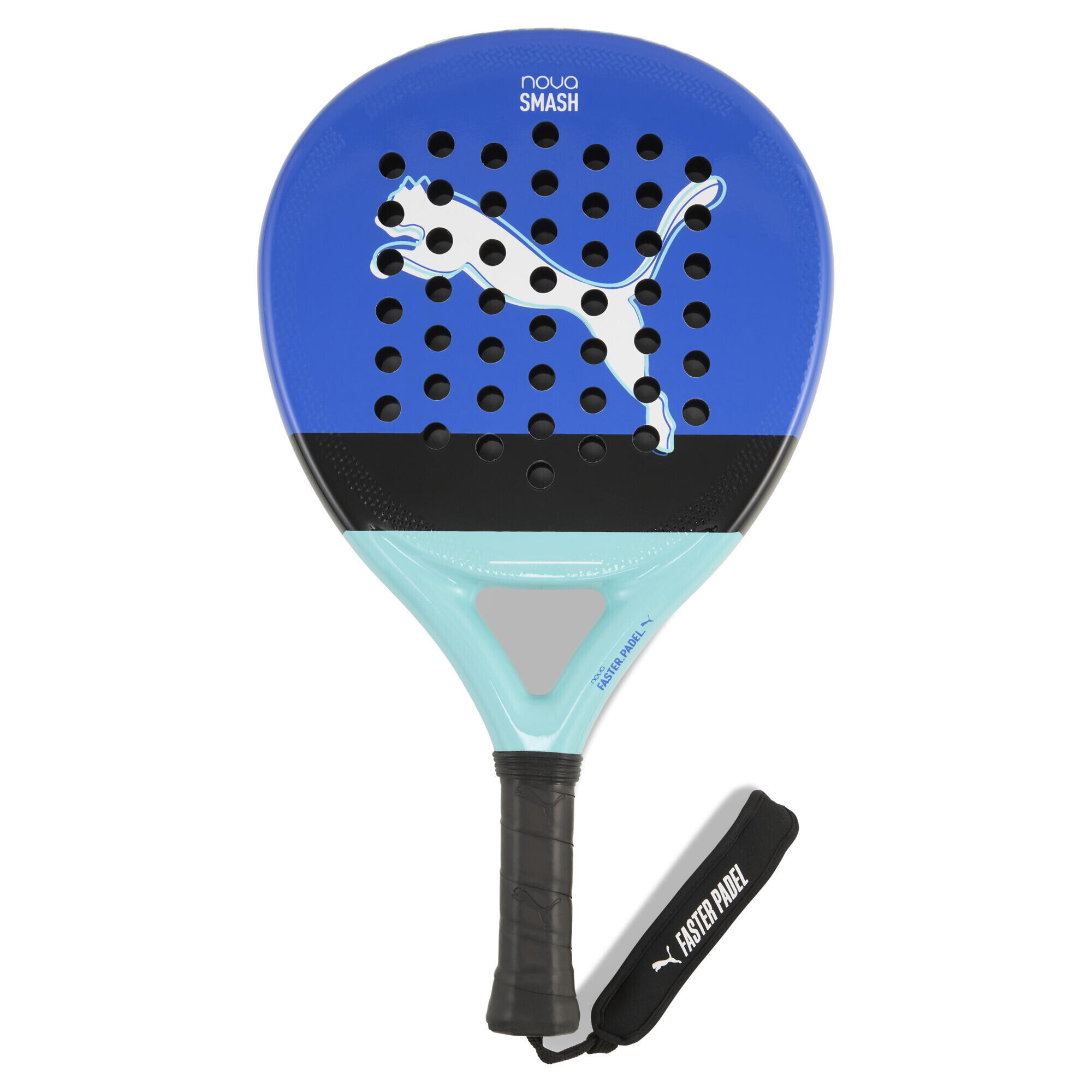 PUMA NOVA PADEL SMASH padelracket PUMA Vivid Blue Black Safe Lake White