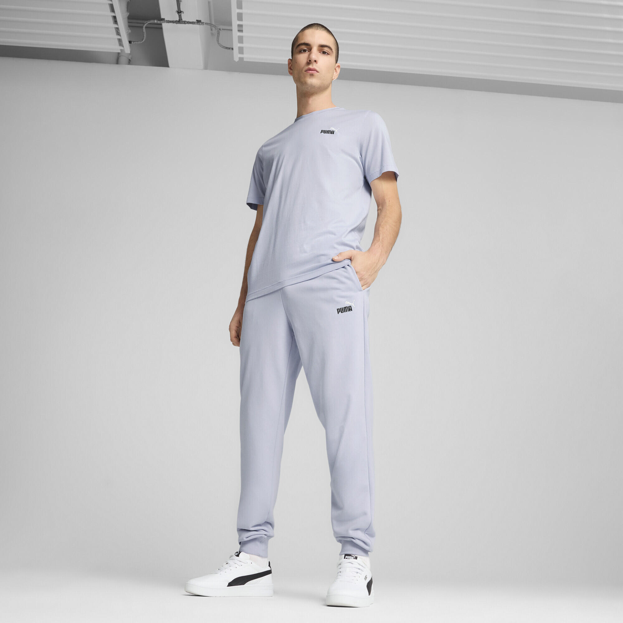 Pantalon de survêtement à logo N° 2 bicolore Essentials Homme PUMA 5/7