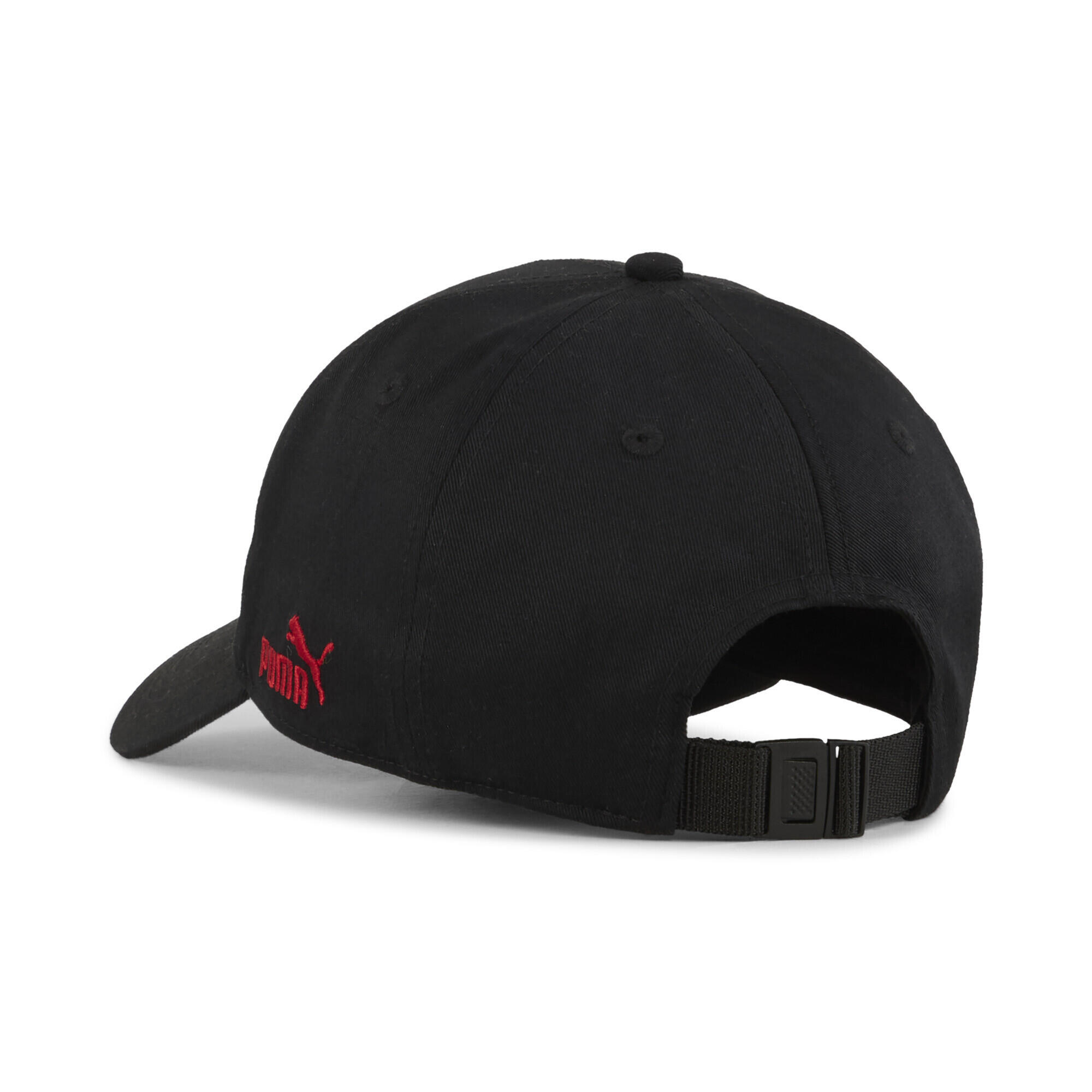 Gorro Homem Logo Bordado Ac Milan Ftblarchive PUMA Black For All Time Red 2/4