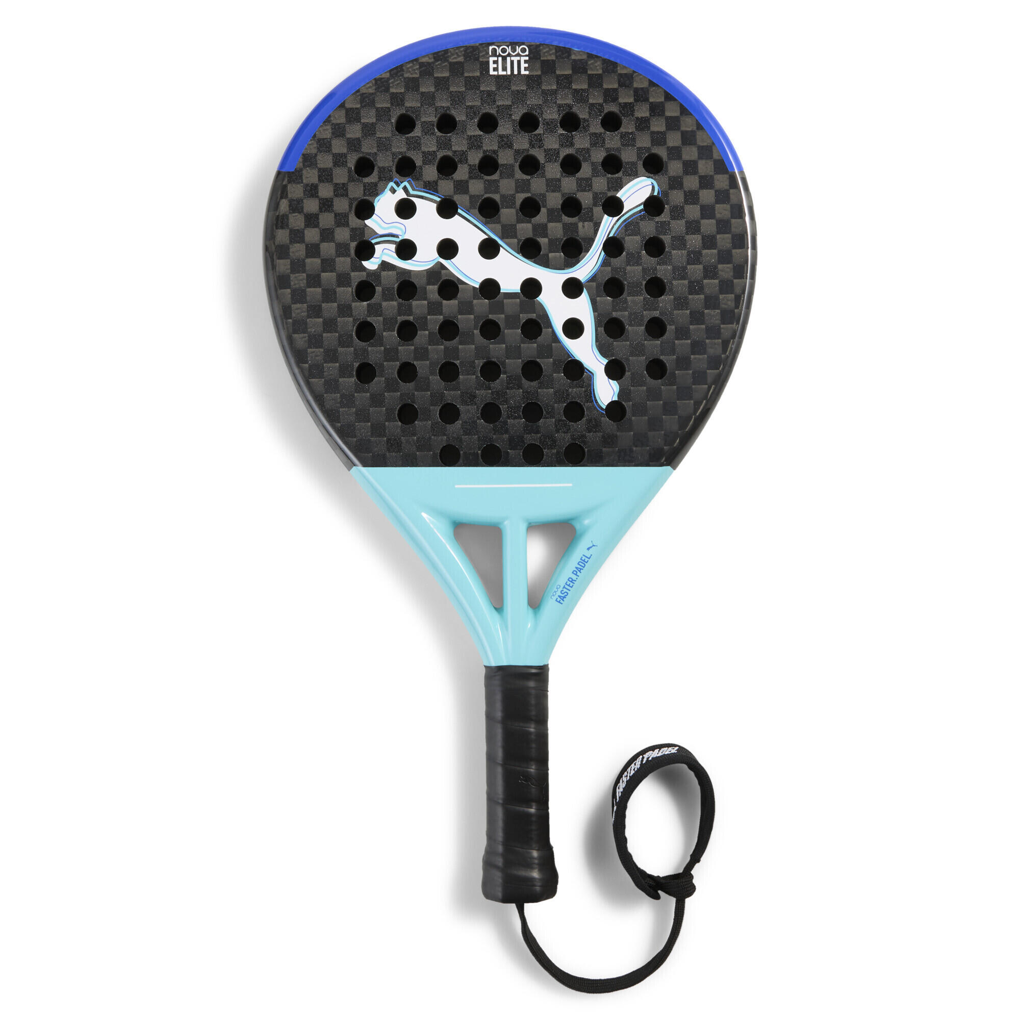 Pala de pádel NOVA PADEL ELITE CTR PUMA Black Safe Lake White Vivid Blue 2/5