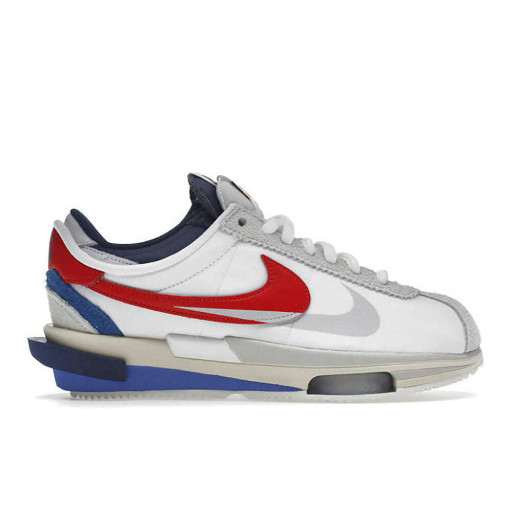 Nike - Nike Cortez 4.0 Sacai White University Red Blue - Baskets - Blanc - 37,5 - Decathlon