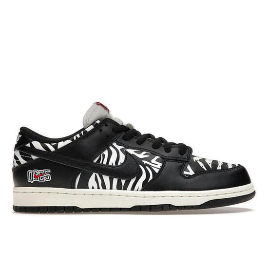 Nike SB Dunk Low Quartersnacks Zebra
