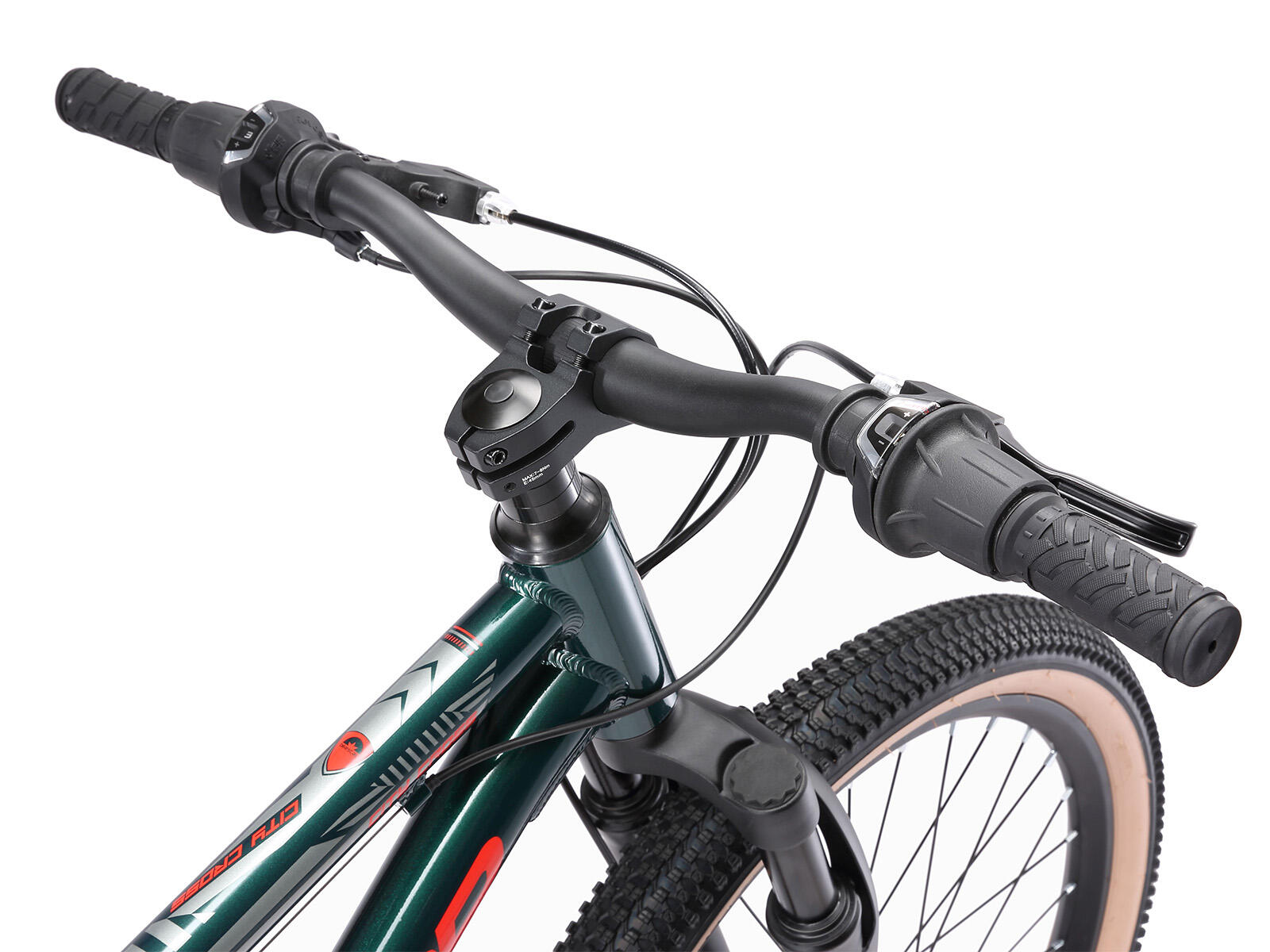MTB 24" alluminio, bici bambini 9 anni, hardtail, 21 velocità, freno a disco 5/7