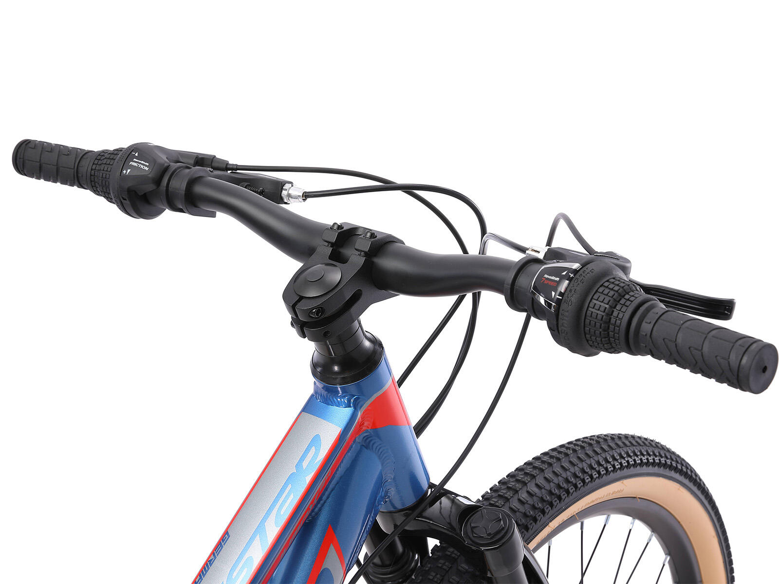 Bikestar hardtail MTB 21speed 24inch blauw/groen 4/7