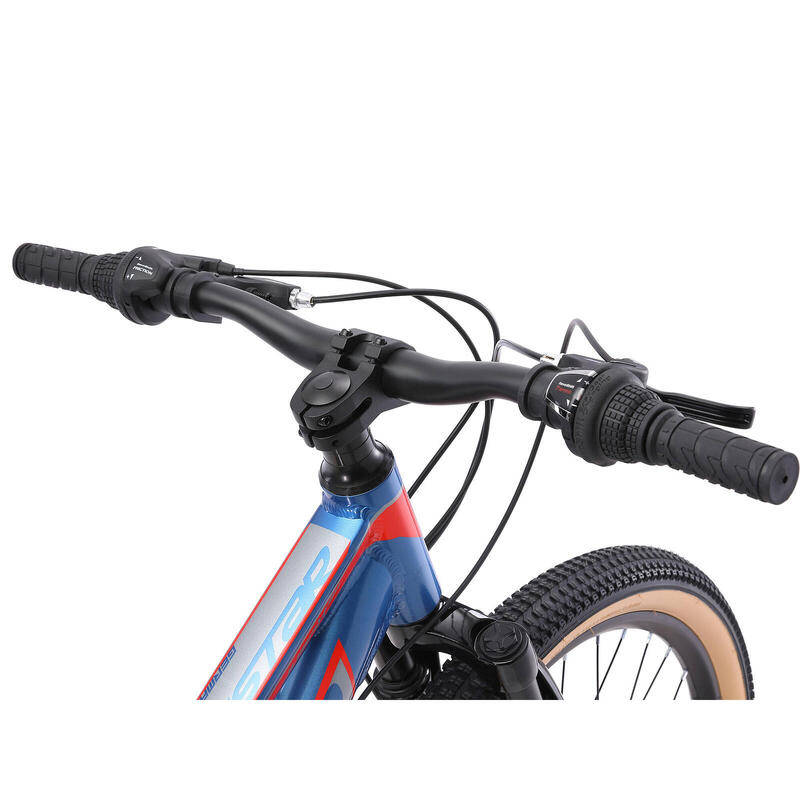 VTT 24" aluminium, vélo enfant 9 ans, semi-rigide, 21 vitesses, frein à disque