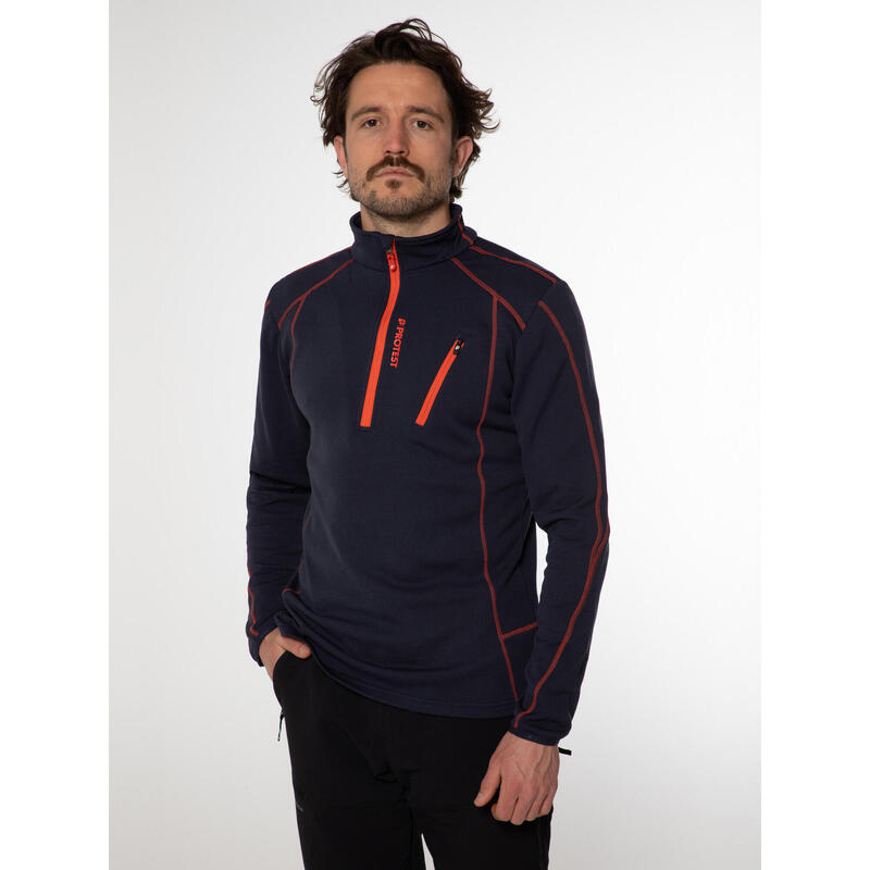 Koszulka męska Protest HUMANS 1/4 zip top