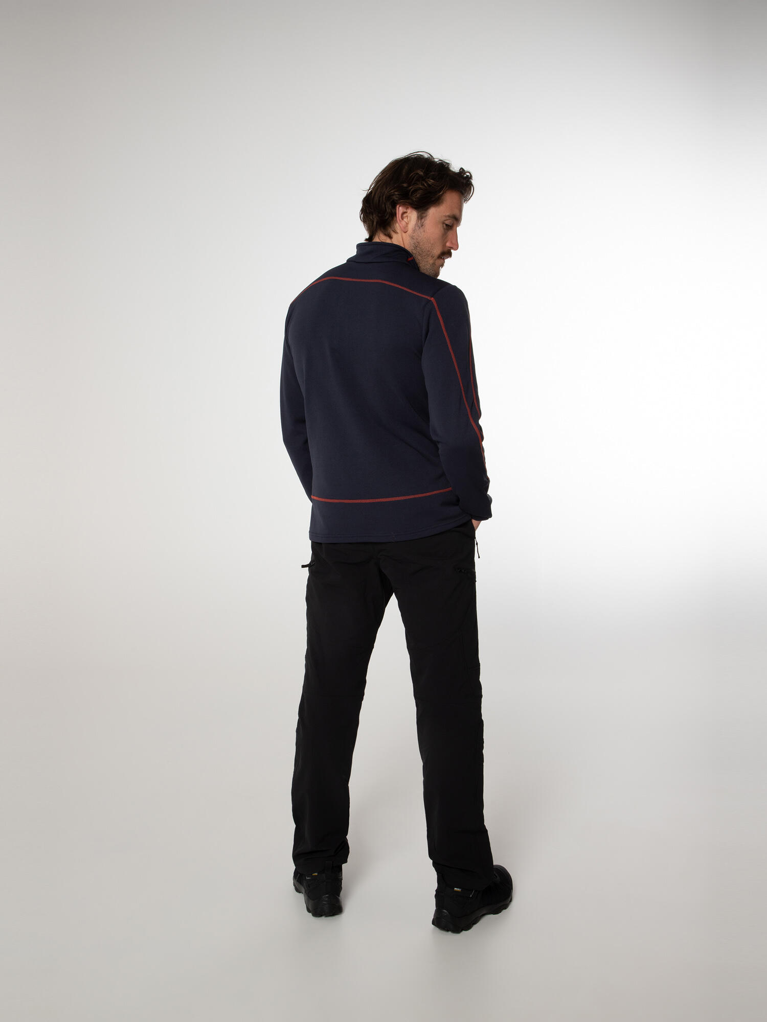 Koszulka męska Protest HUMANS 1/4 zip top 2/7