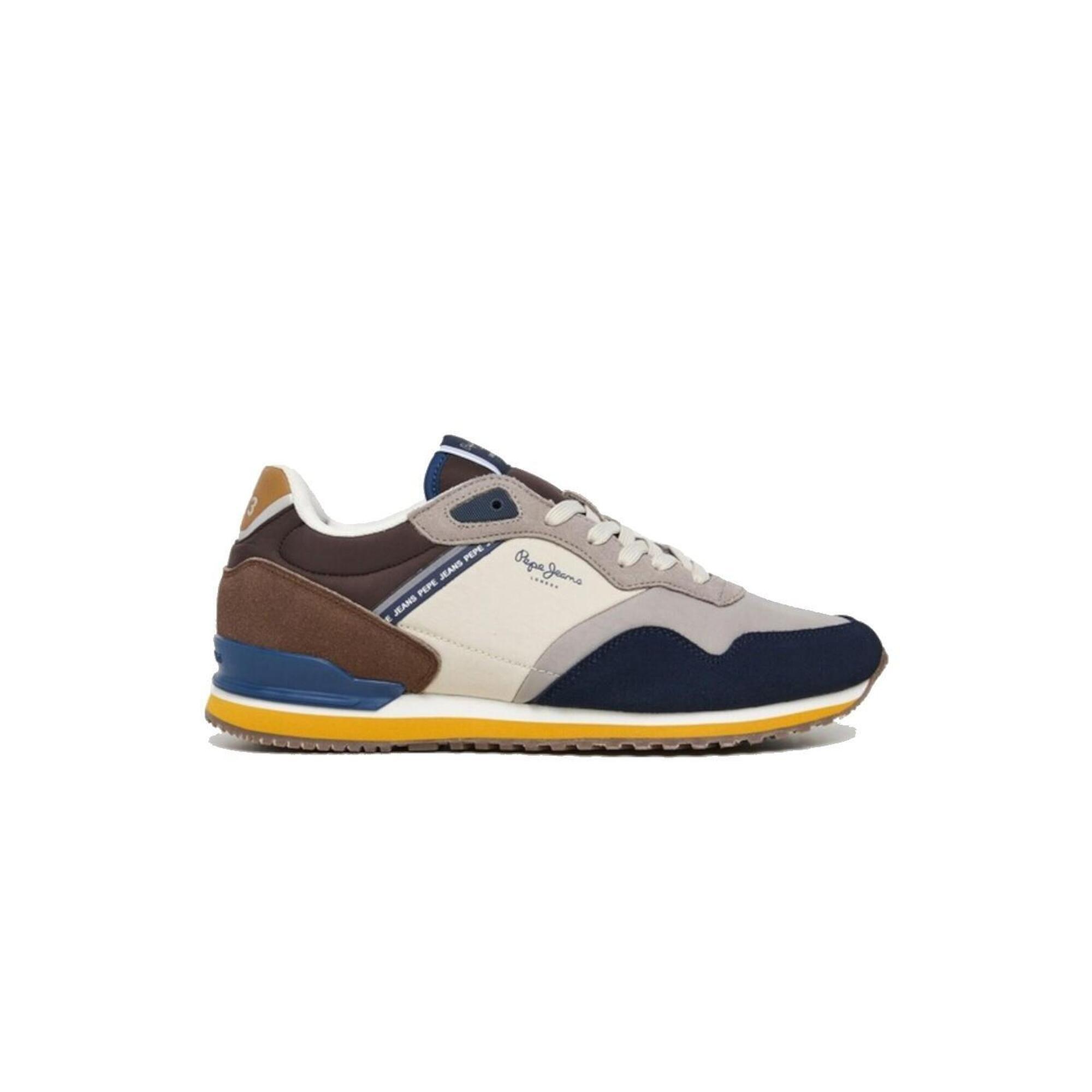 Pepe Jeans - Sneakers Pour Homme Pepe Jeans London Lien Multicolore - Chaussures De Sport - Bleu|multicolore - 41 - Decathlon