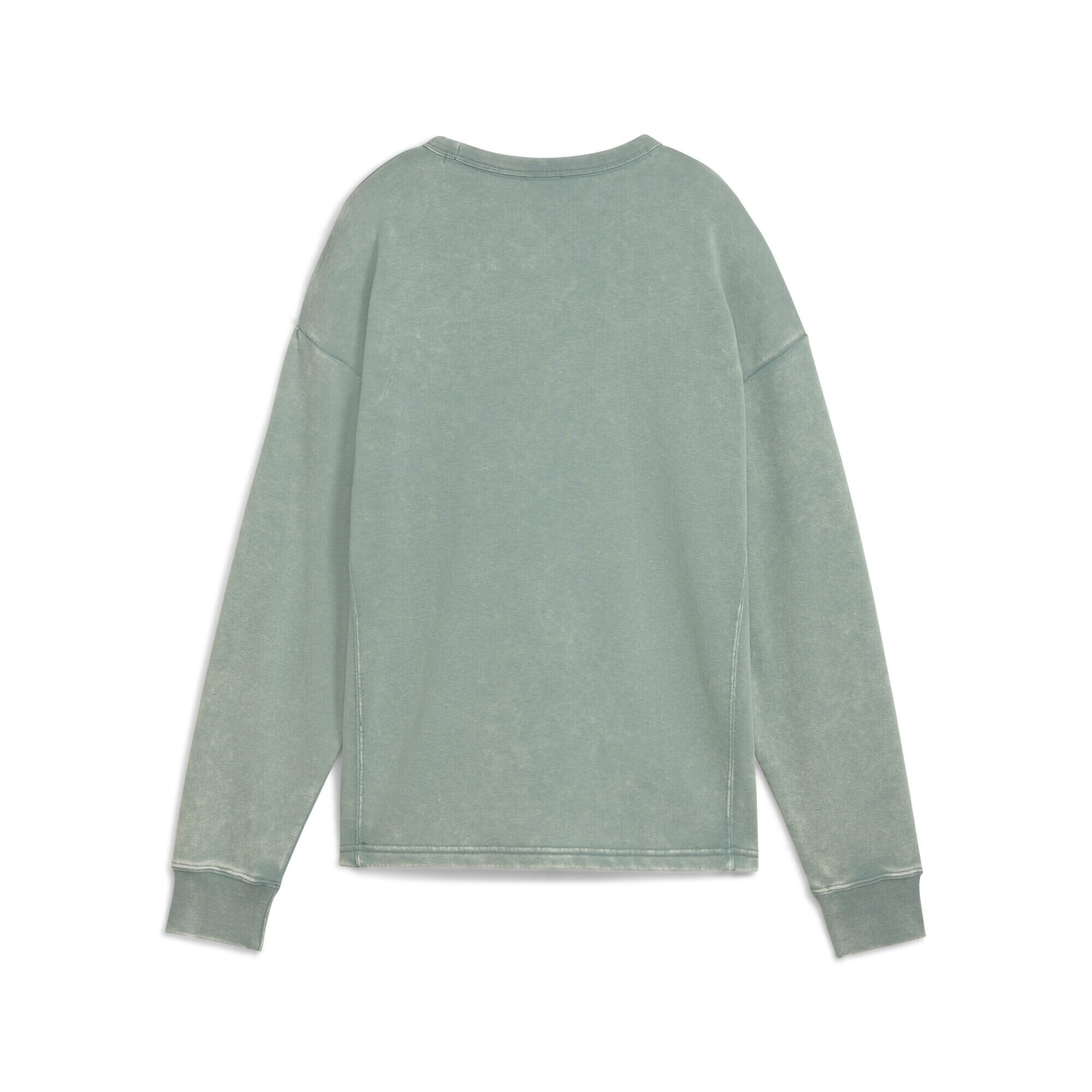 Suéter de Corrida Mulher PUMA Class Bequemer Crewneck PUMA Green Moon 7/7