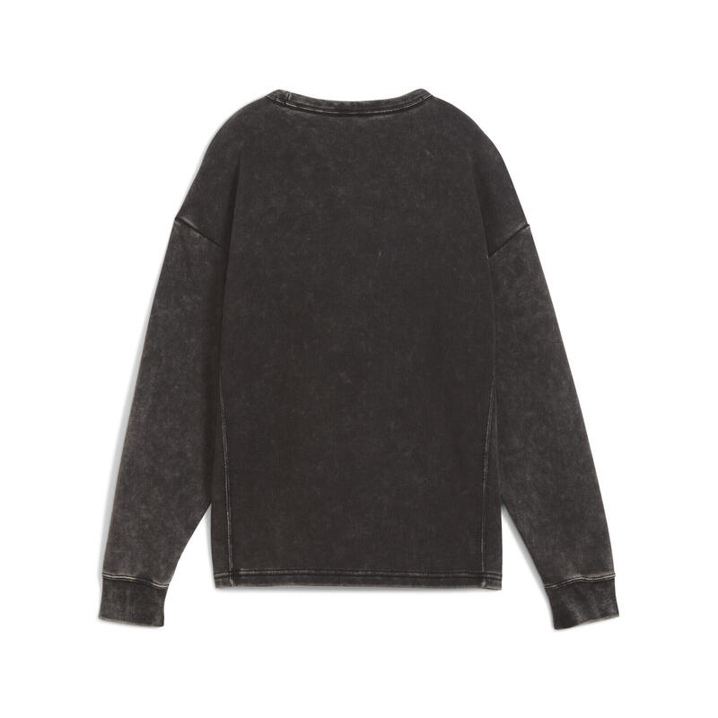 Pulover alergare femei Class Bequemer Crewneck Mit Waschung PUMA Black