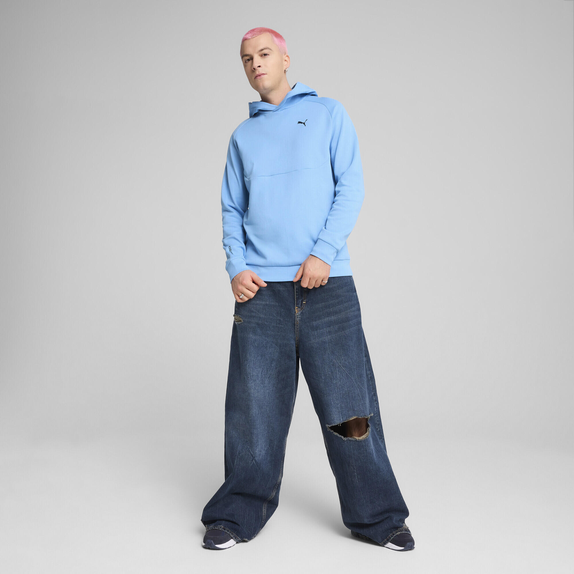 PUMATECH hoodie voor heren PUMA Team Light Blue 6/7