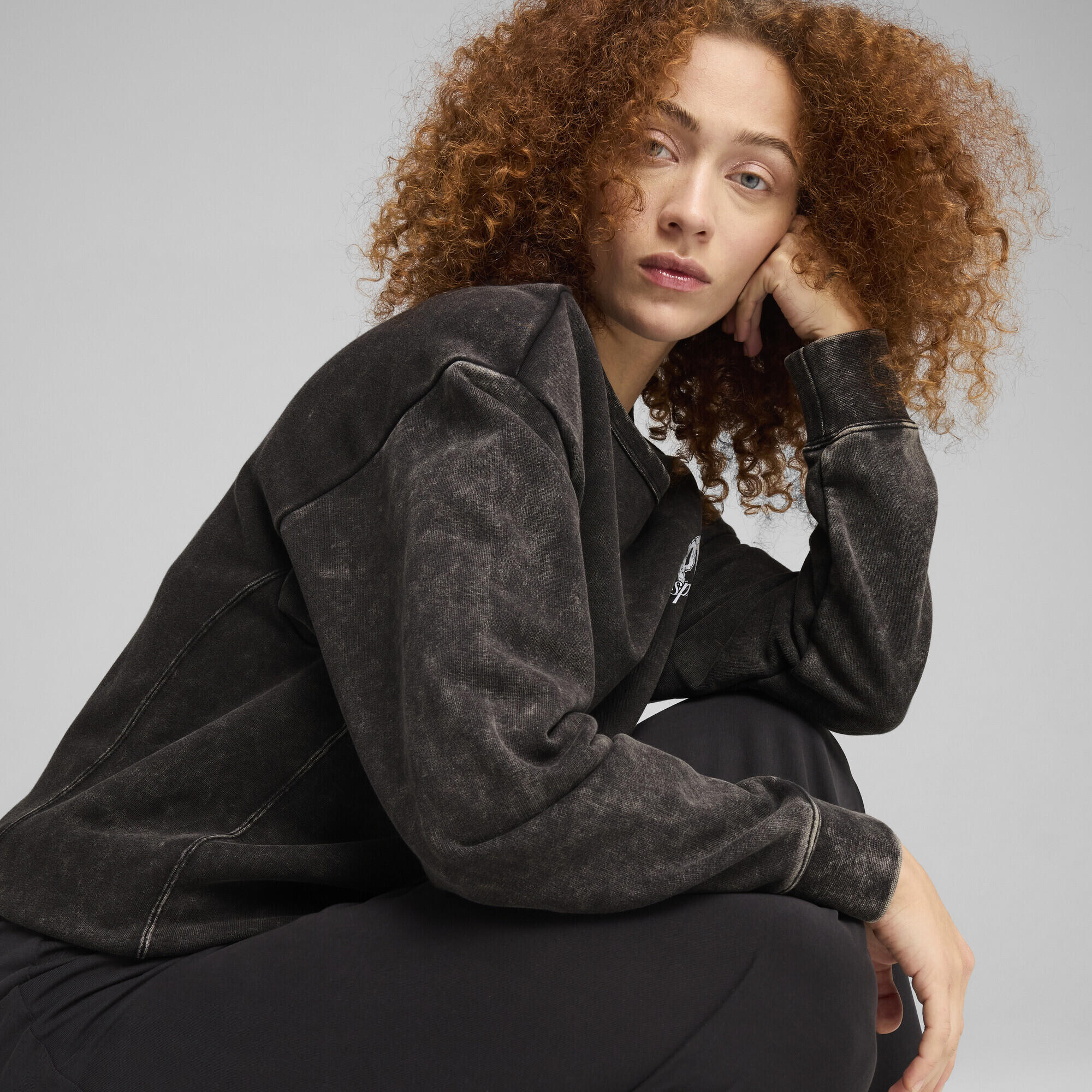 PUMA CLASS comfortabele verwassen top met ronde hals voor dames PUMA Black 3/7