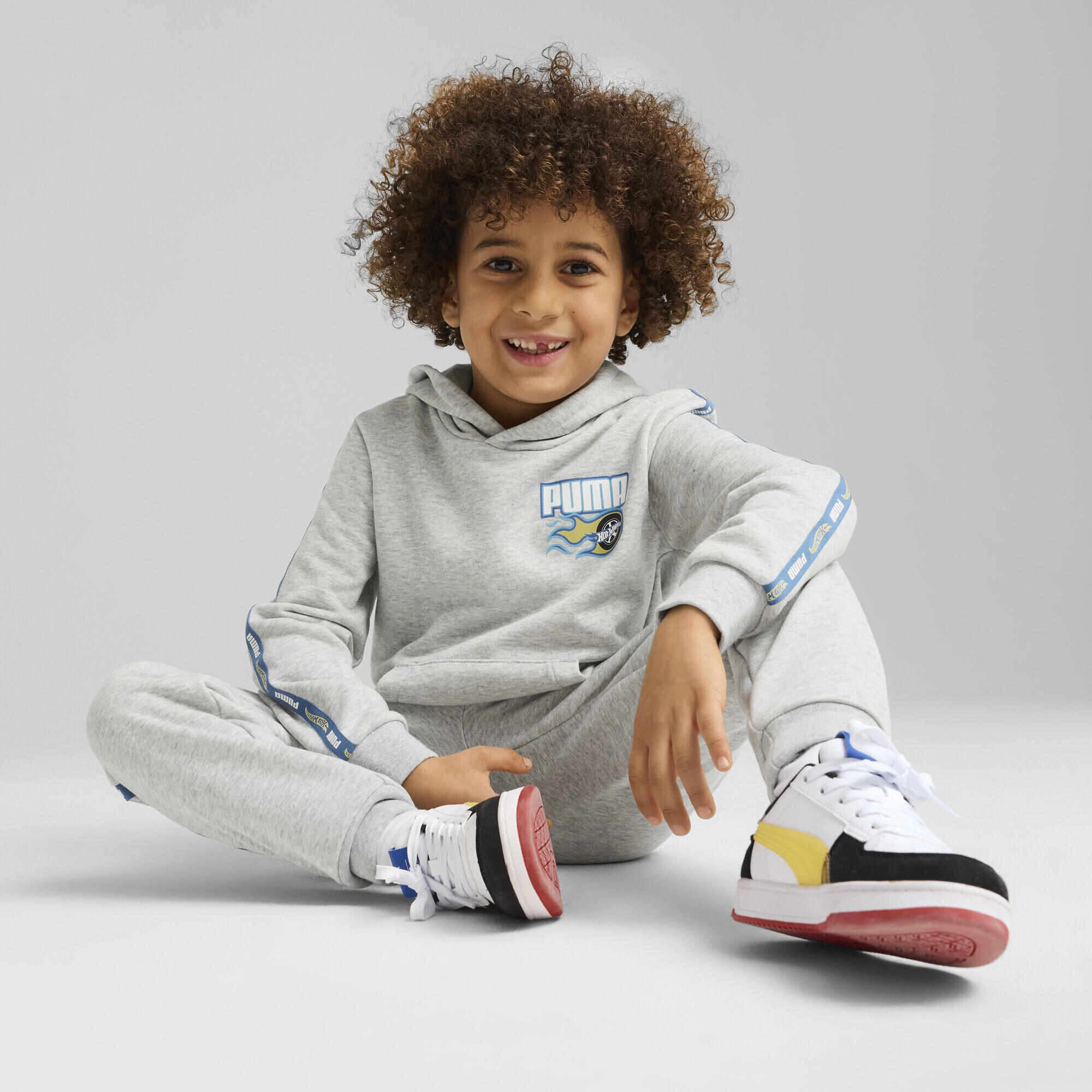 Hoodie PUMA x HOT WHEELS™ Enfant PUMA Light Gray Heather 4/7