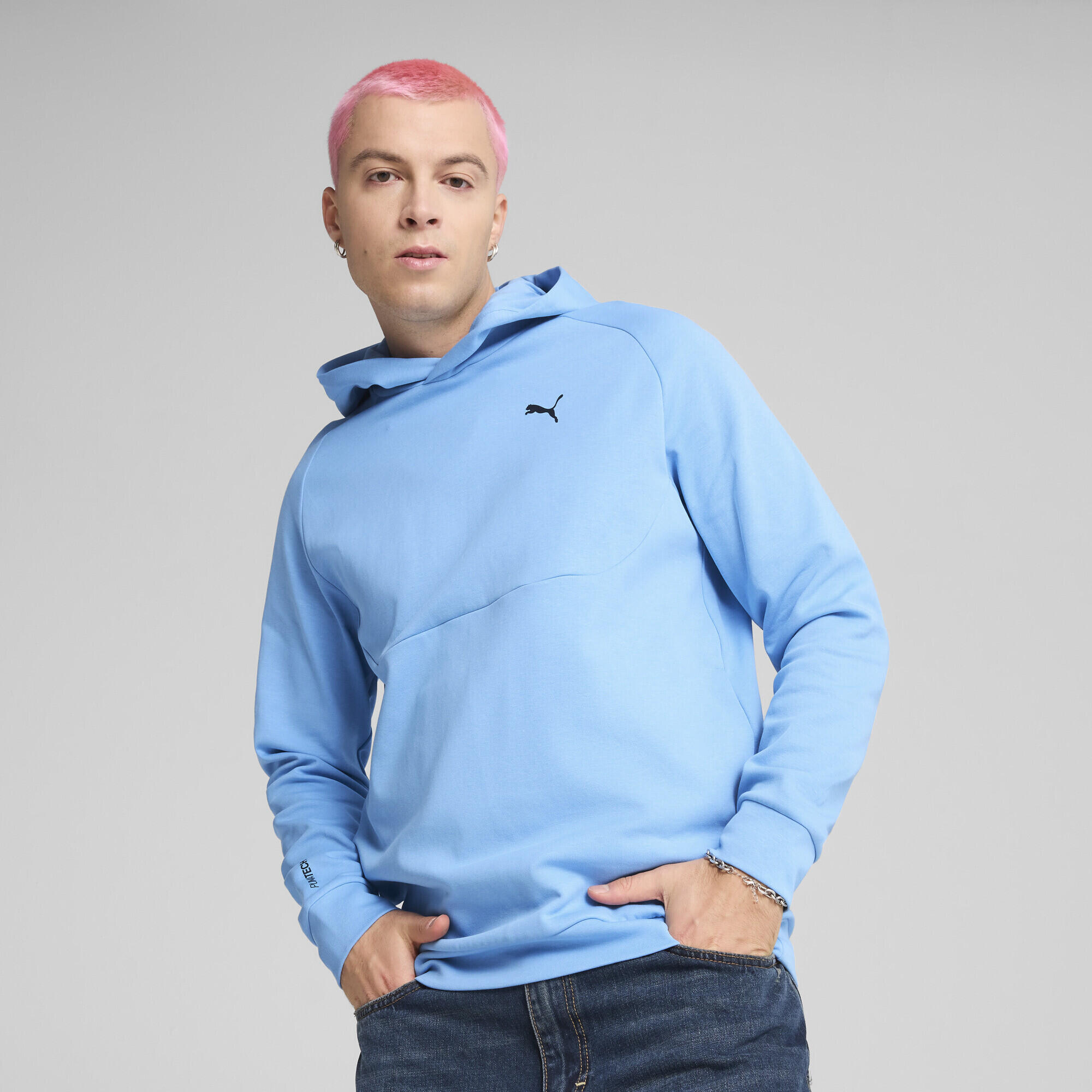 PUMATECH hoodie voor heren PUMA Team Light Blue 2/7