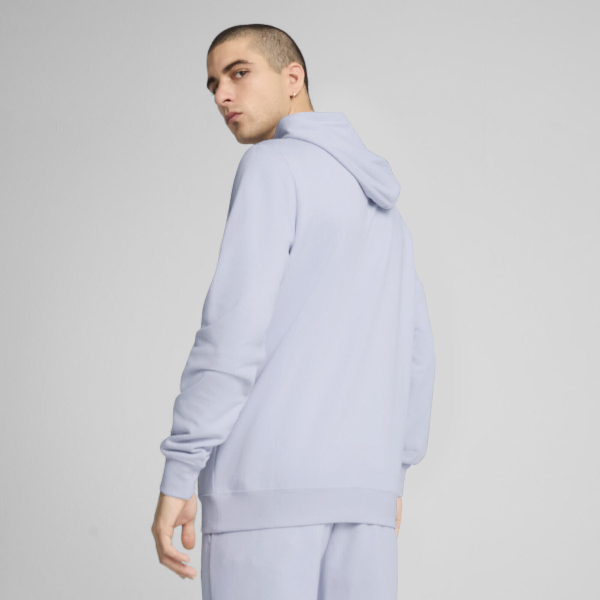 Hoodie à logo N° 1 bicolore Essentials Homme PUMA Cool Weather Blue 3/7