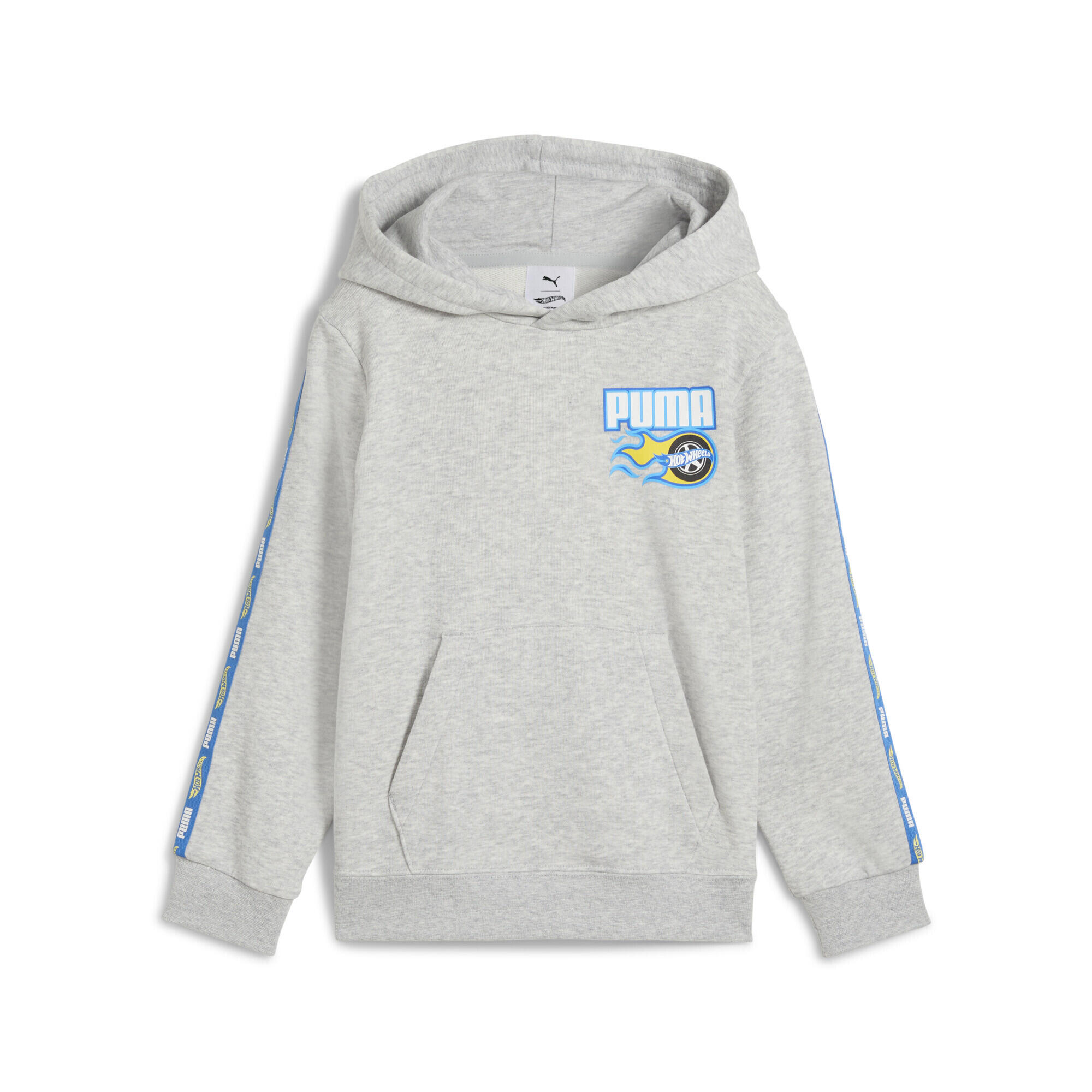 Hoodie PUMA x HOT WHEELS™ Enfant PUMA Light Gray Heather 1/7