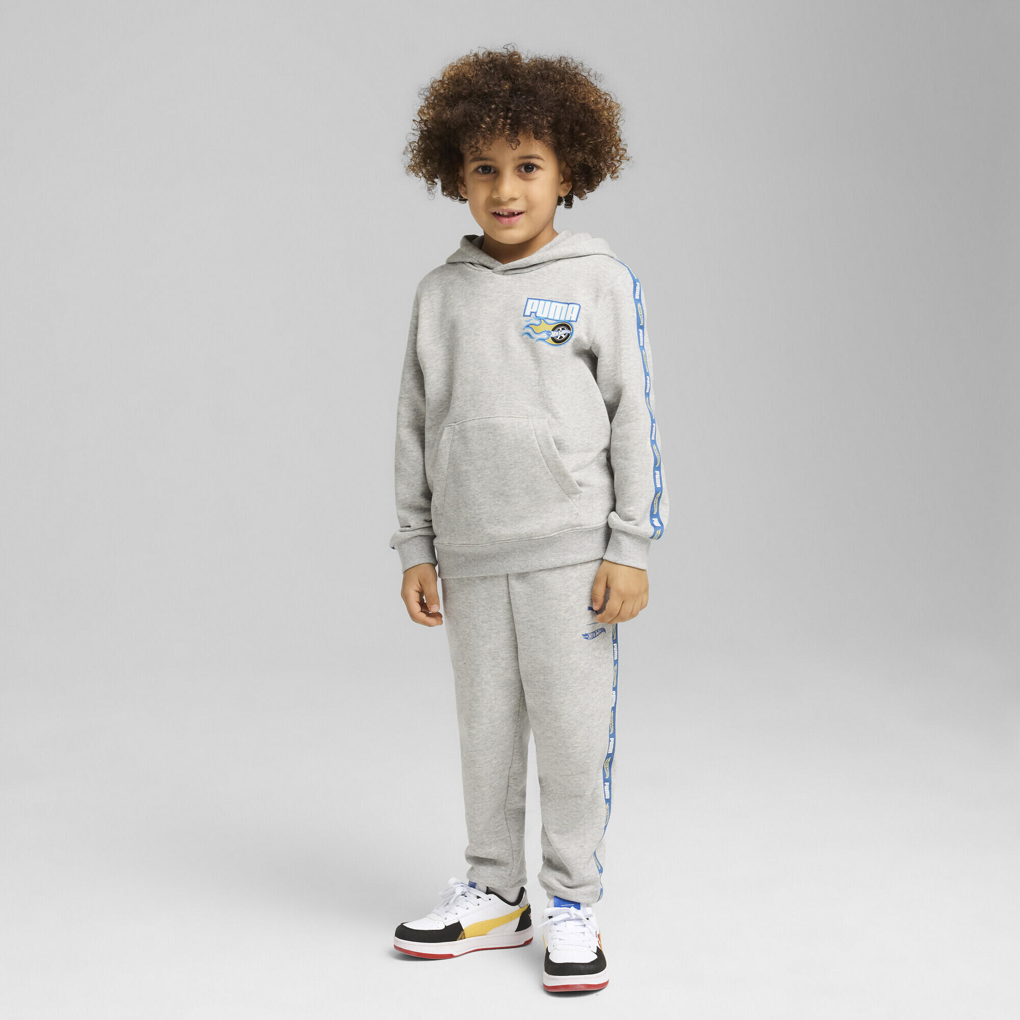 Hoodie PUMA x HOT WHEELS™ Enfant PUMA Light Gray Heather 5/7