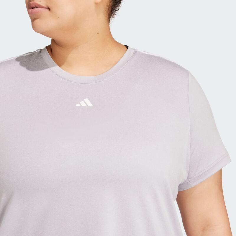 Tričko AEROREADY Train Essentials 3-Stripes (plus size)