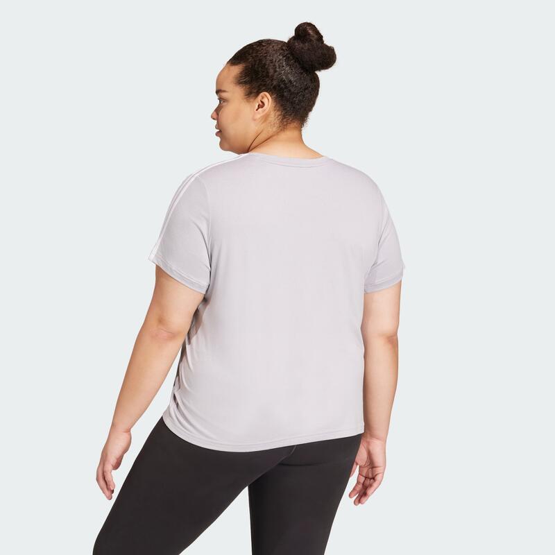 Tričko AEROREADY Train Essentials 3-Stripes (plus size)