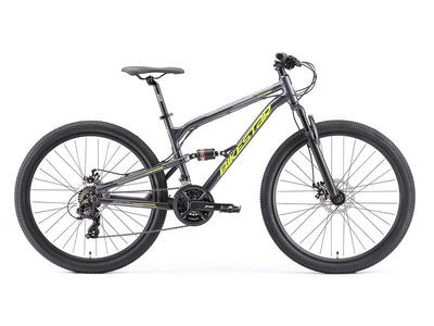 Bikestar fully mtb alu 27.5 inch 21 speed zwart/groen