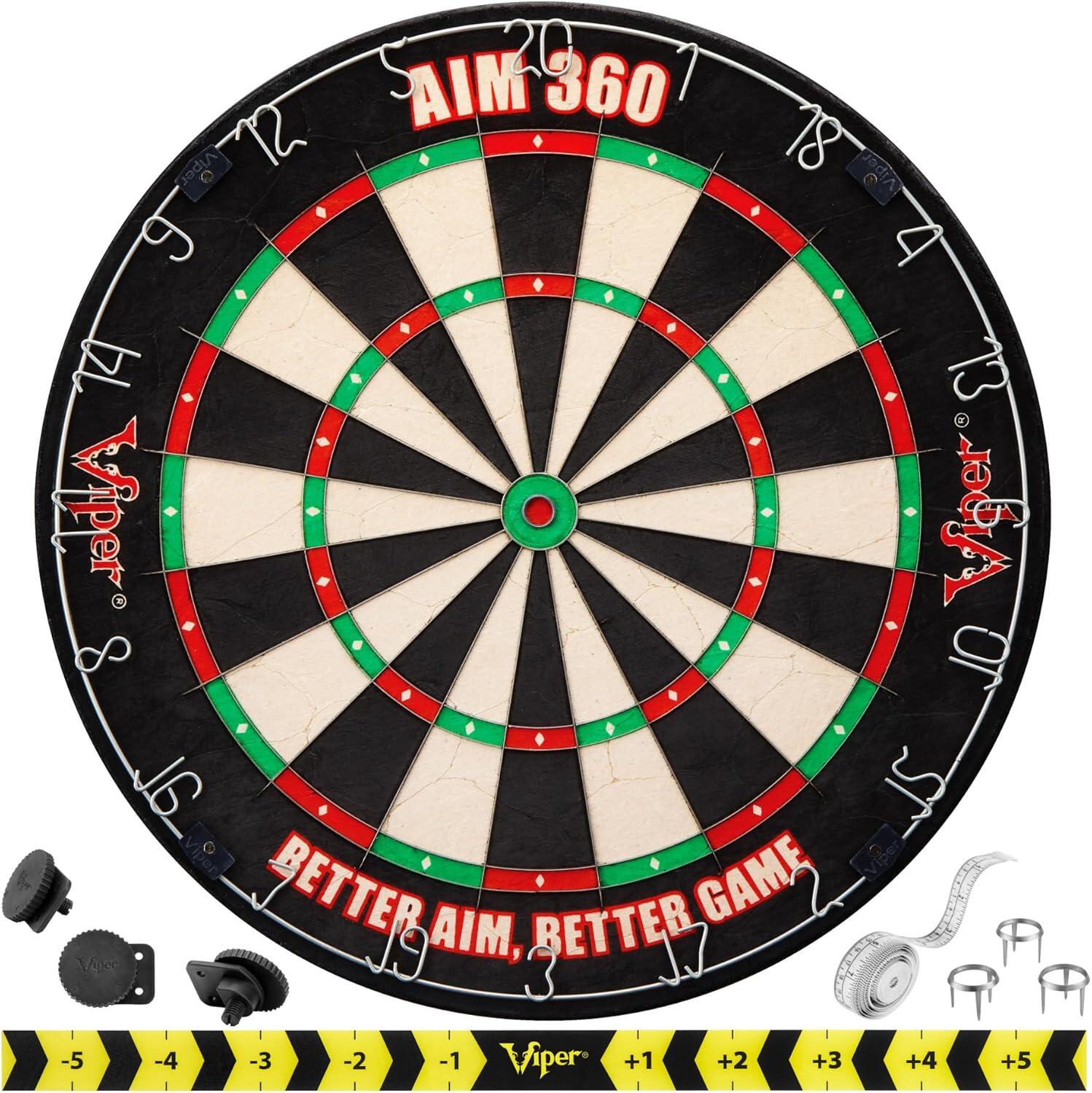 VIPER Oefen en Wedstrijd Dartbord Sisal Viper Aim 360