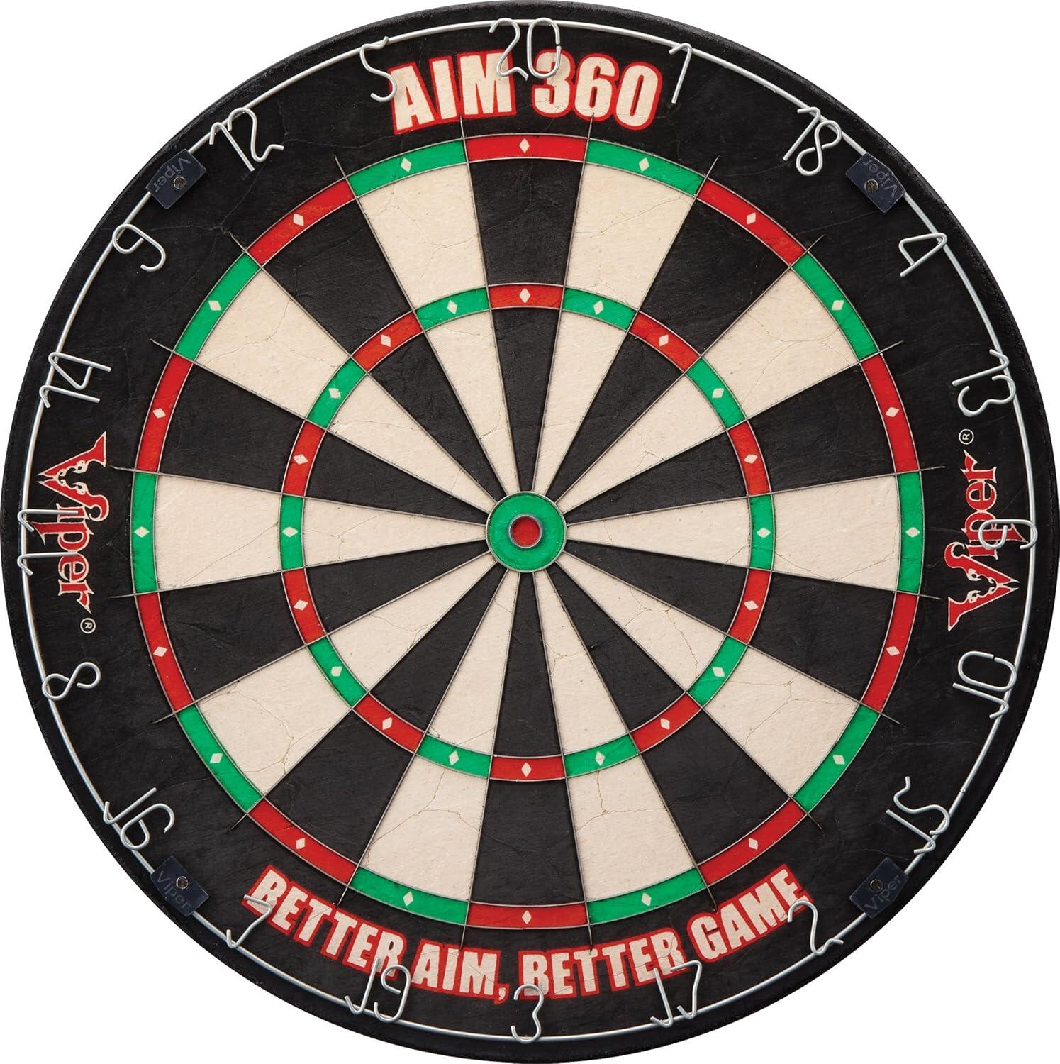 Oefen en Wedstrijd Dartbord Sisal Viper Aim 360 2/6