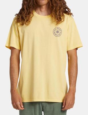 Camiseta para Hombre Billabong Bonez Amarillo
