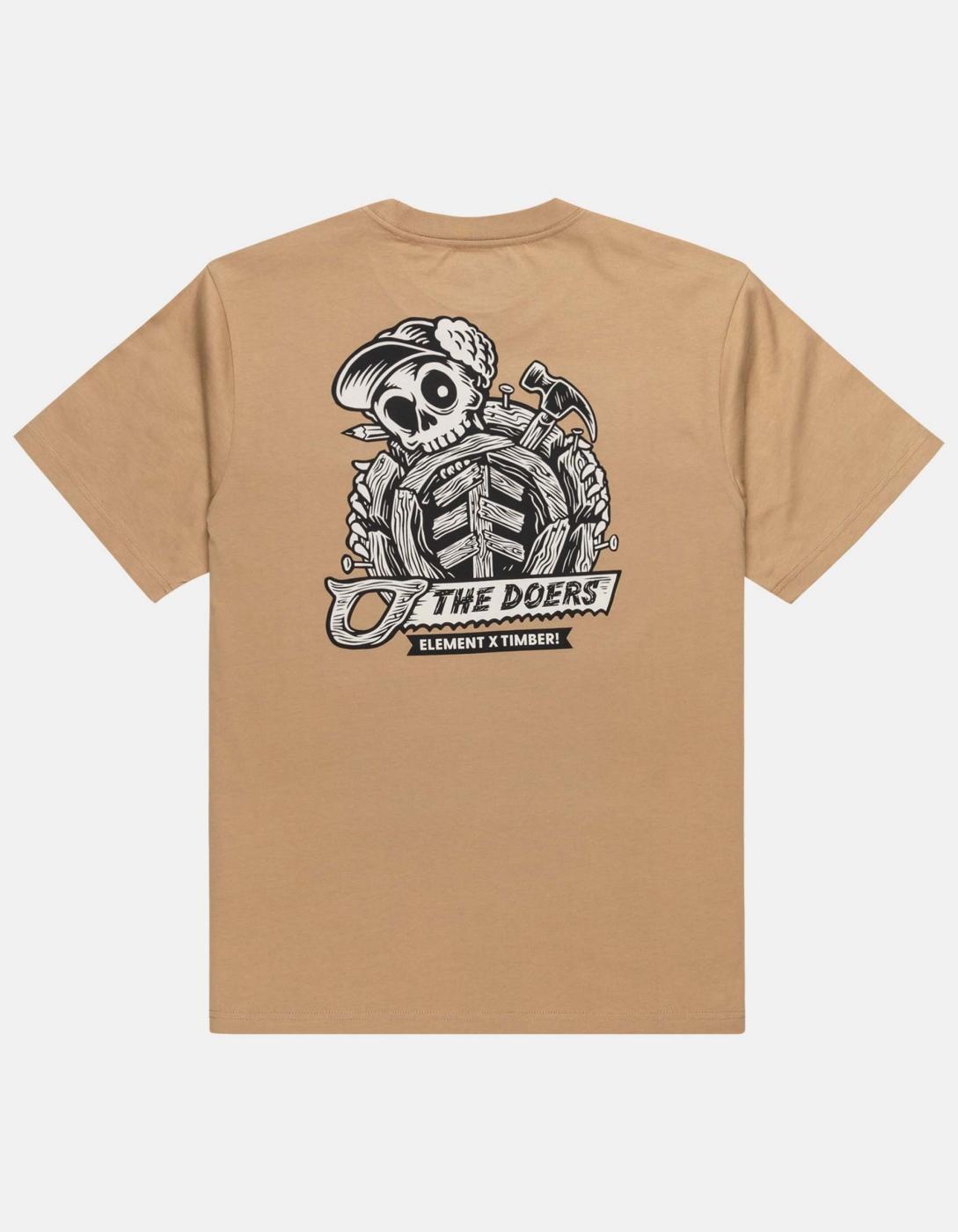 Camiseta para Hombre Element Timber icon Marrón 7/7
