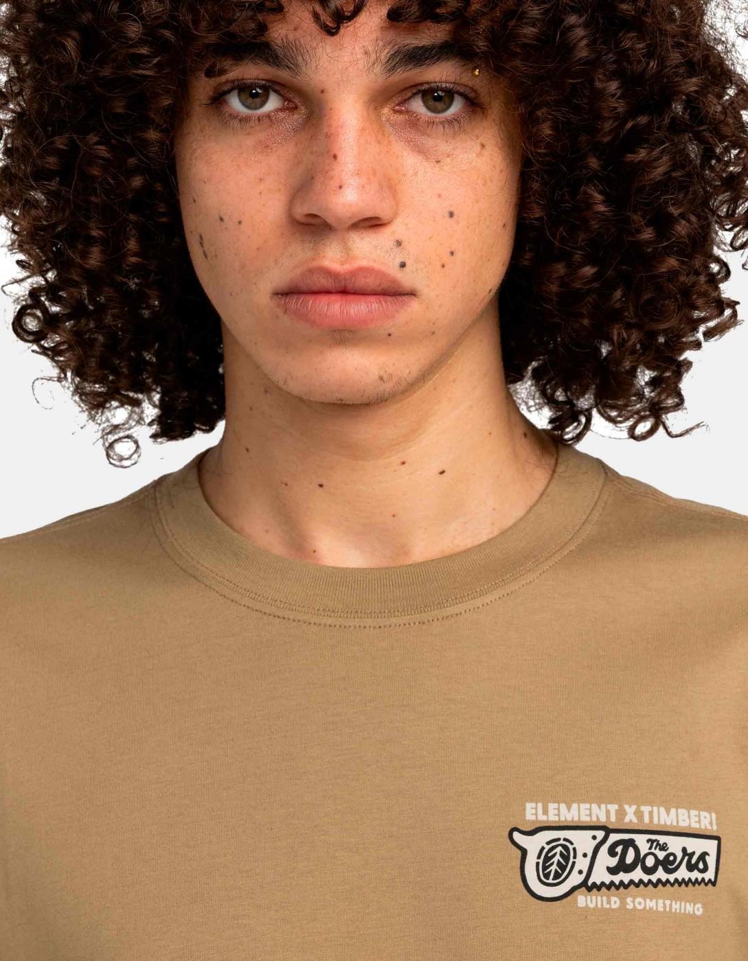 Camiseta para Hombre Element Timber icon Marrón 3/7