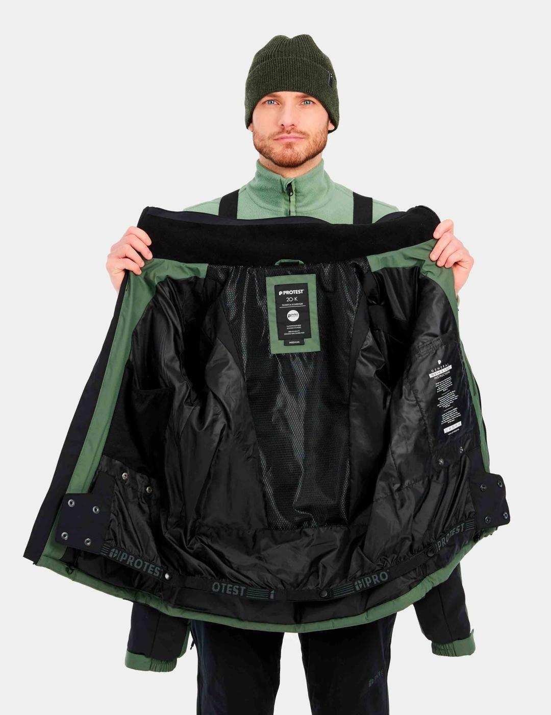 Chaqueta acolchada para Hombre Protest Prtmount Verde 3/7
