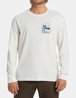 Camiseta para Hombre Billabong Sundown ls Blanco