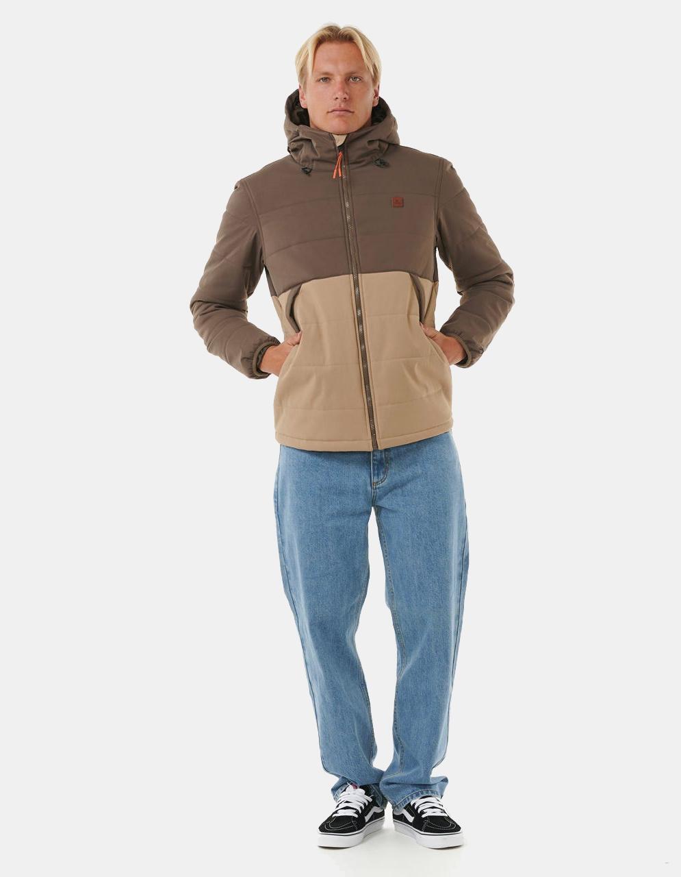 Chaqueta para Hombre Rip curl Anti series ridge Beige 3/6