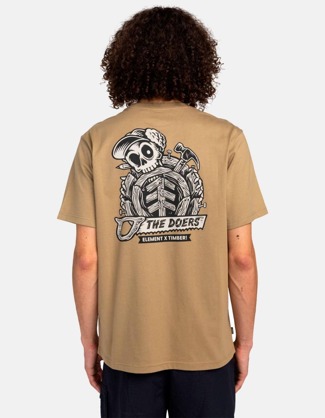 Camiseta para Hombre Element Timber icon Marrón 2/7