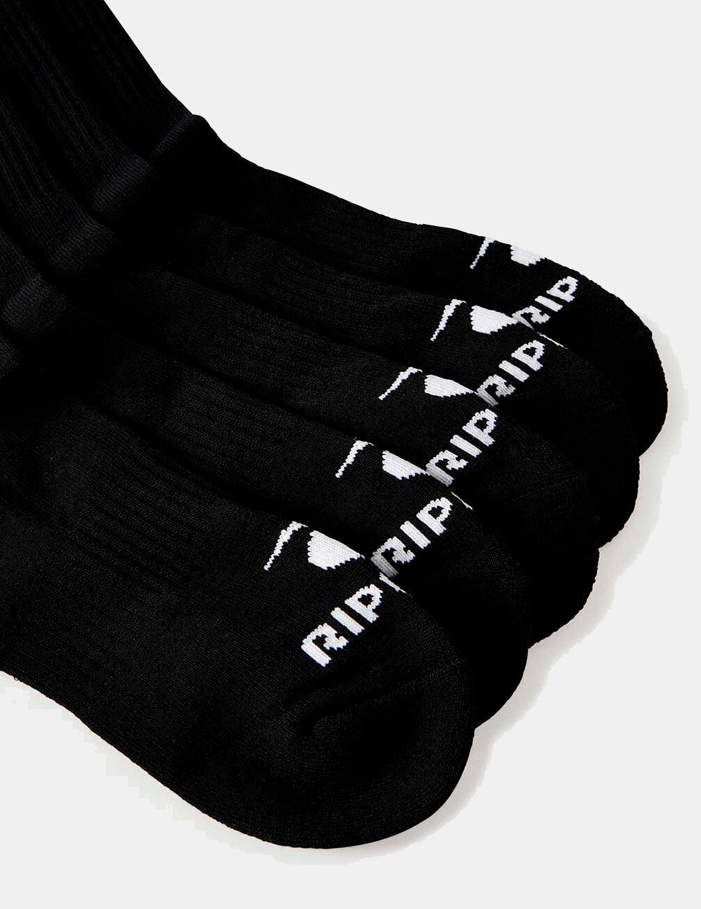 Chaussettes et doublures de chaussettes Rip curl Marque crew Noir 3/4