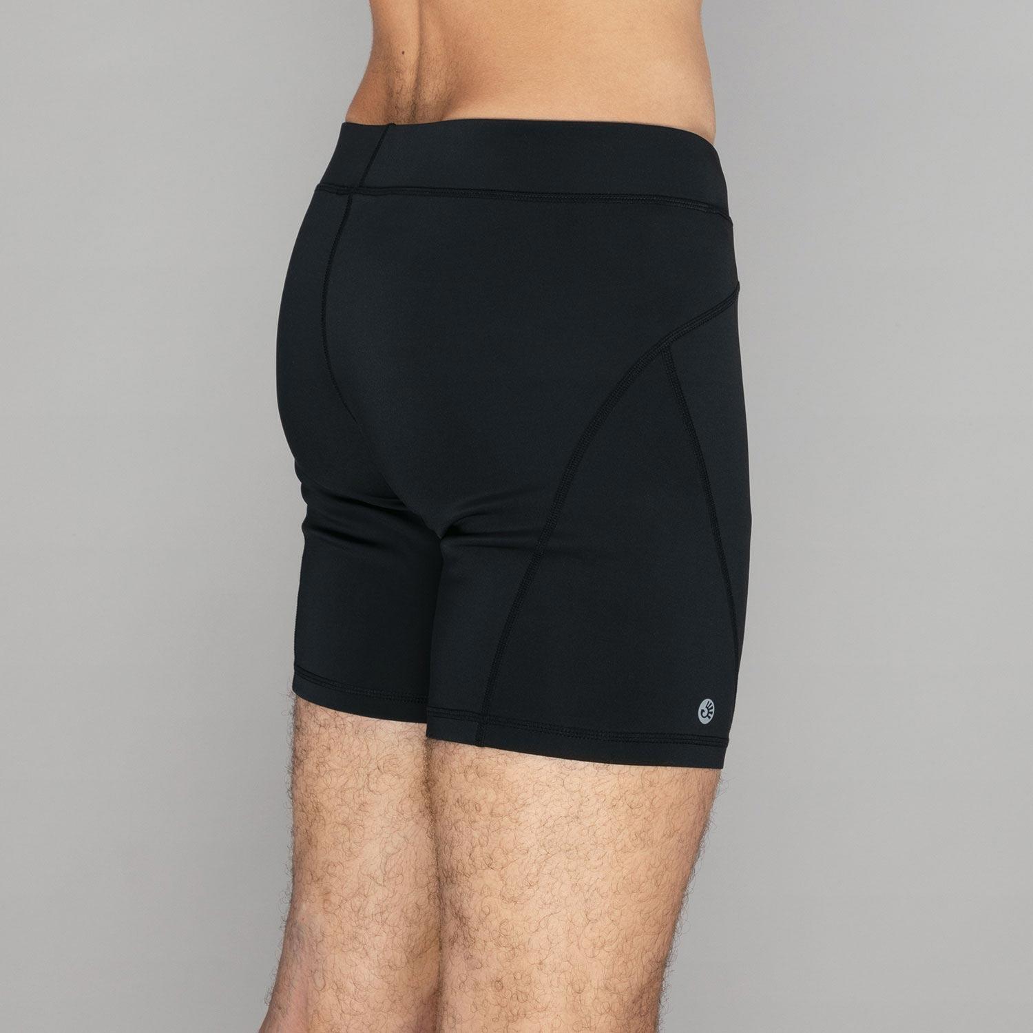 Hot Yoga Pants Männer, schwarz M 3/6