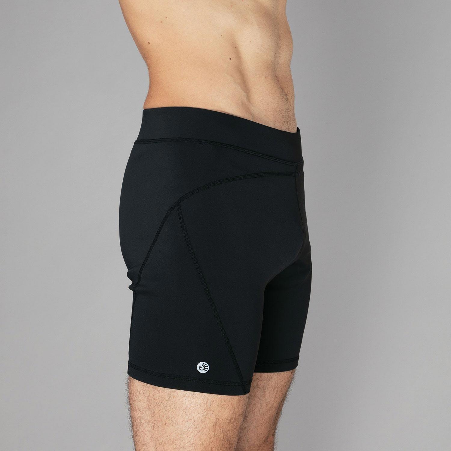 Hot Yoga Pants Männer, schwarz M 2/6