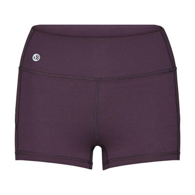 Gym Shortie, Short Yoga Tights, dark purple M/L