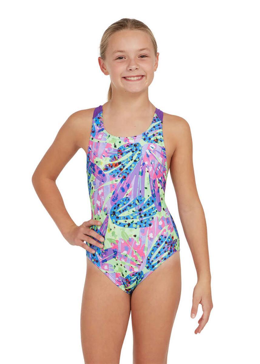 ZOGGS Zoggs Meisjes Sea Petal Flyback Badpak - Maat 26