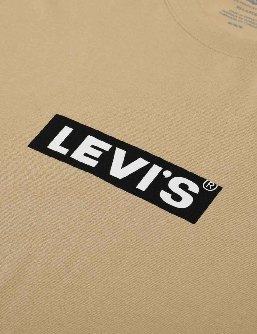 T-shirt pour homme Levis Relaxed fit Marron. 4/5