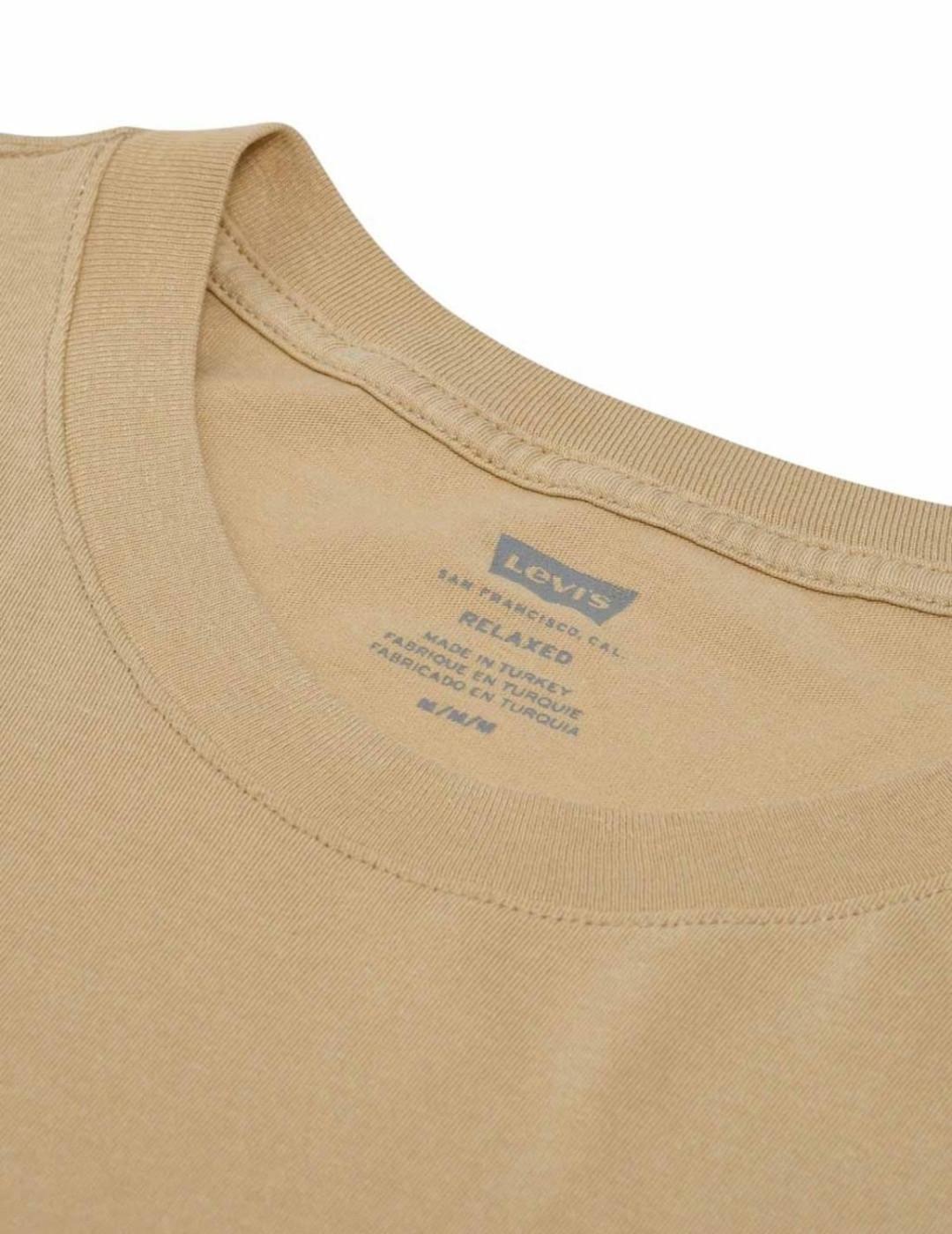T-shirt pour homme Levis Relaxed fit Marron. 3/5