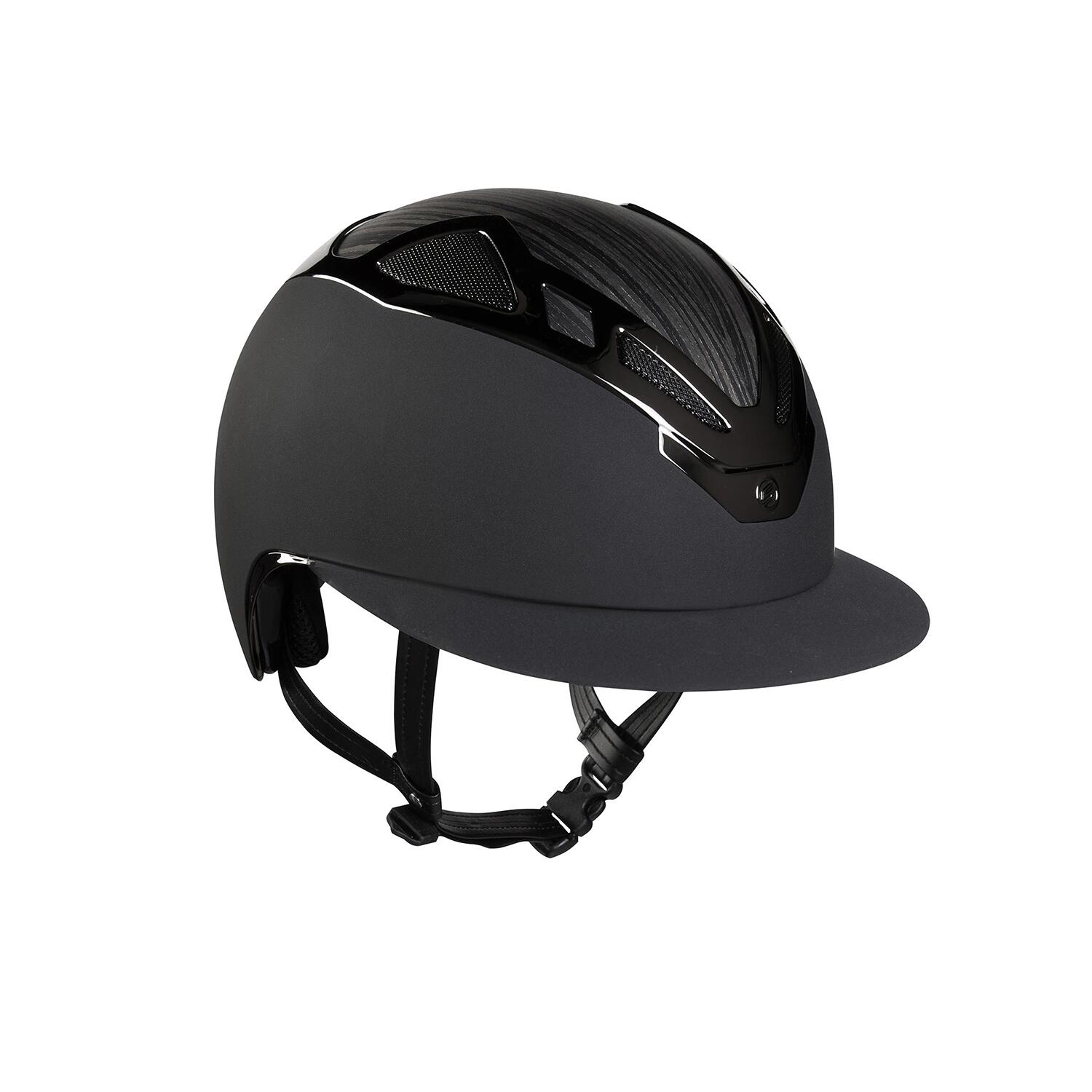 Kask damski apex wood czarny mat