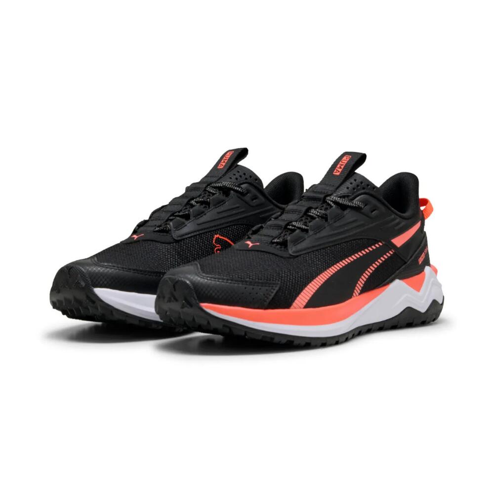 Zapatillas Hombre Puma Extend Lite Trail. 379538 18. Negro-rojo 3/4