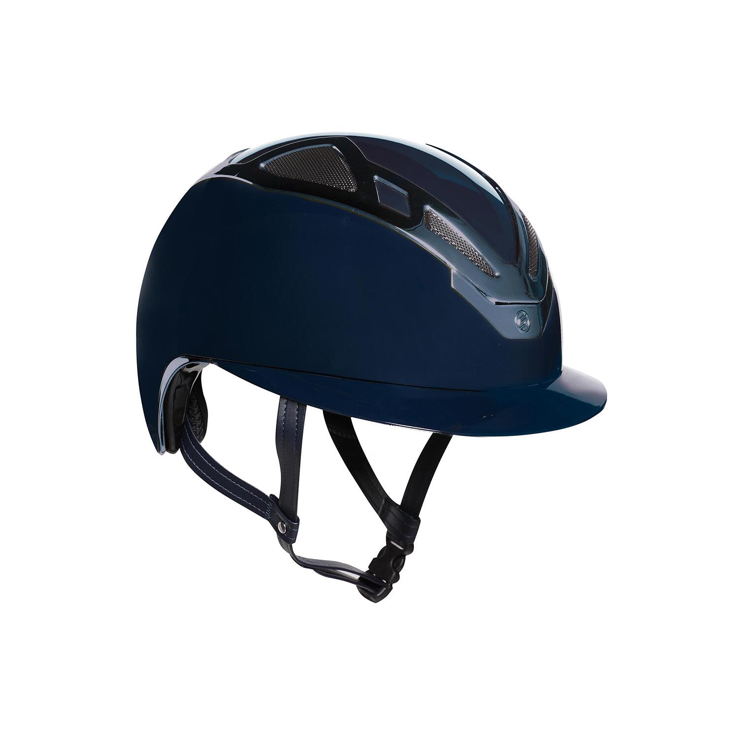 SUOMY APEX CHROME HELM BLAUW MARINE GLANZEND