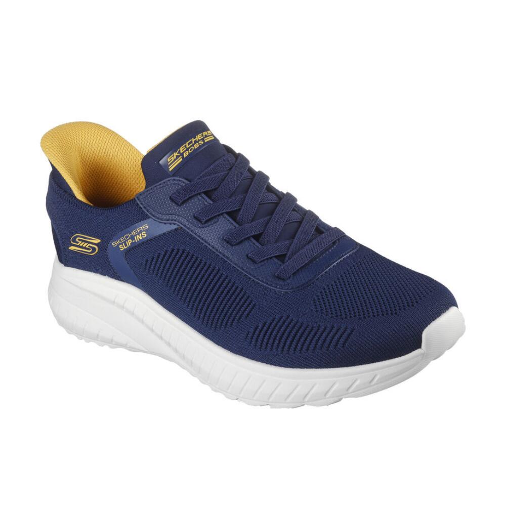 Baskets Skechers Modèle Slip-ins Bobs Squad Chaos Couleur Bleu 3/5