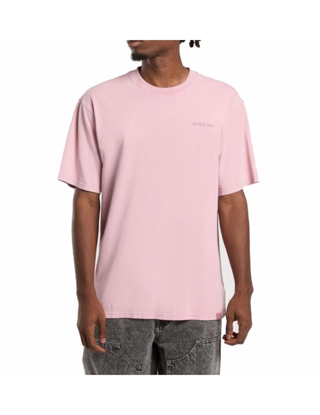 Camiseta para Hombre Dickies Plentywood  Rosa 1/5