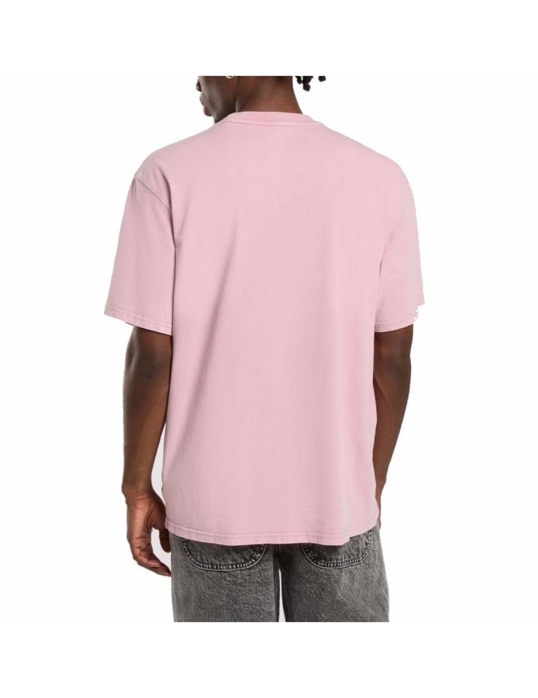 Camiseta para Hombre Dickies Plentywood  Rosa 2/5