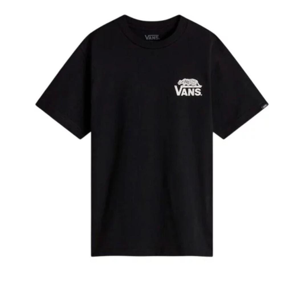 T-shirt para rapaz van sneaky ss preto. Vn000mk2blk.