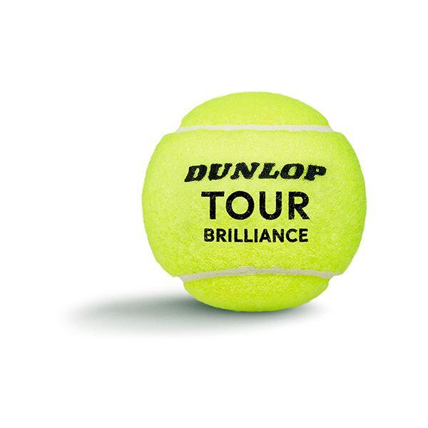 Balle de tennis Dunlop Tour Brilliance (x4) 2/2
