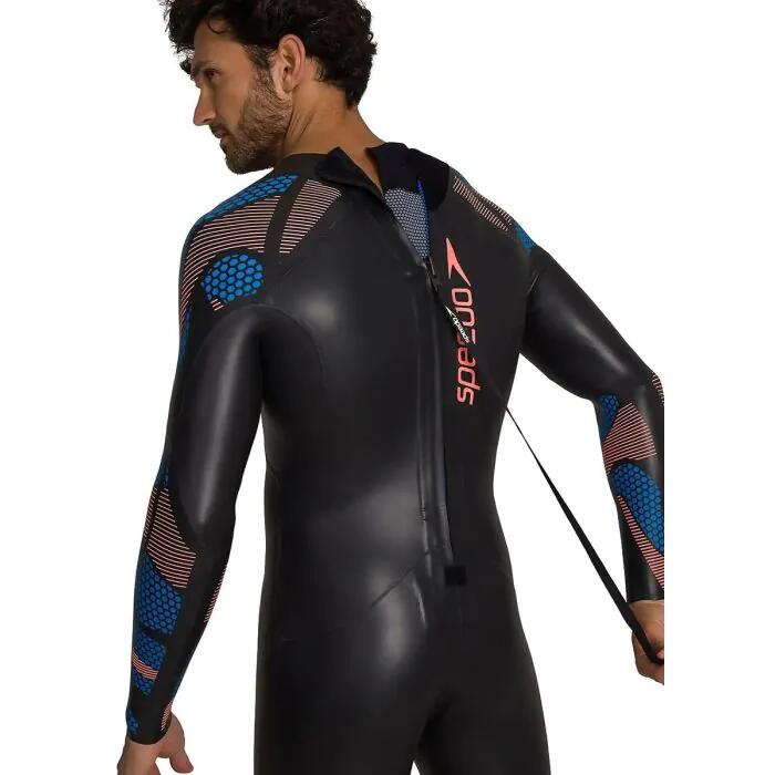Traje de neopreno Speedo Proton Fullsuit para hombre, negro/azul