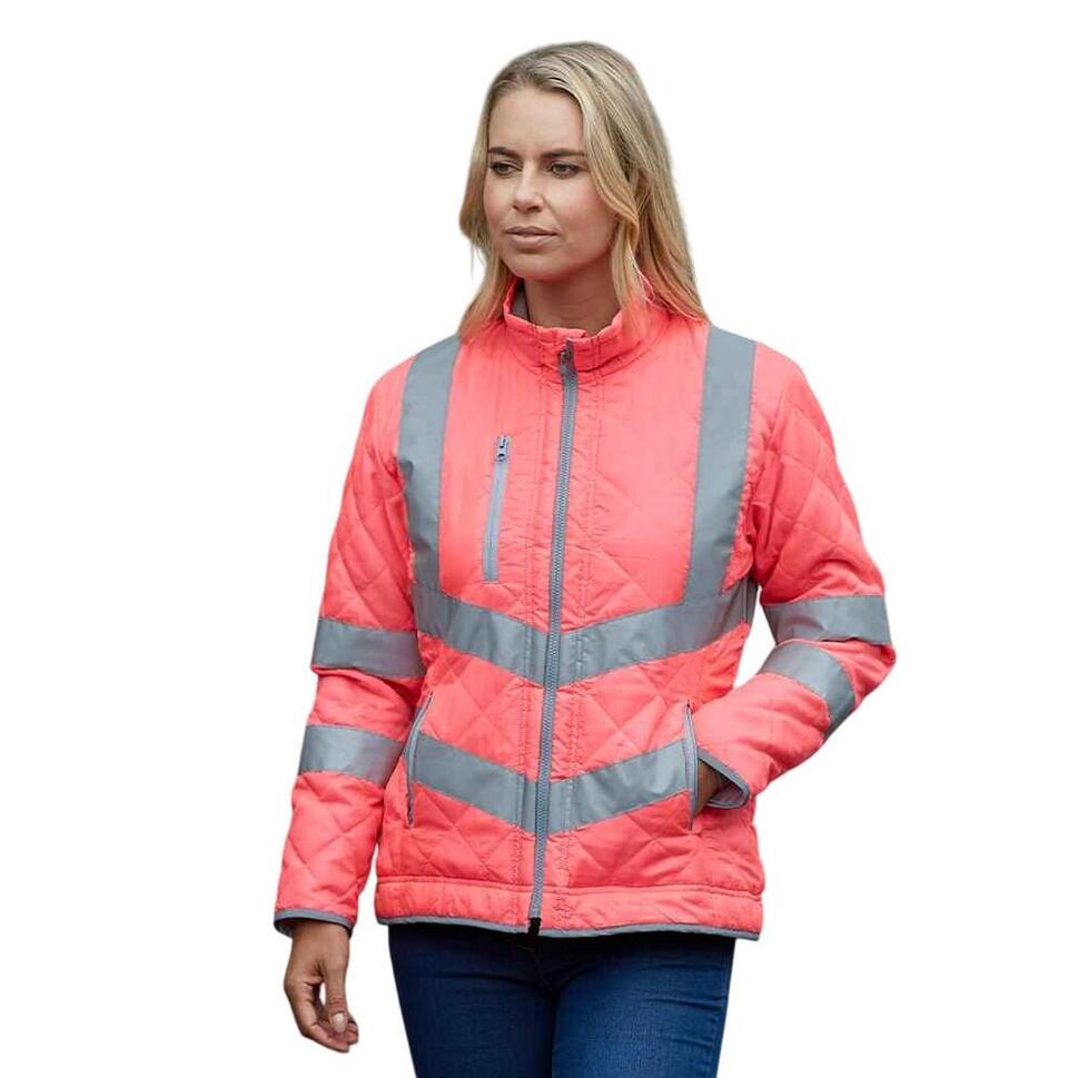 Kurtka Damska Kensington Fleece Lined HiVis Lady Fit Padded Jacket
